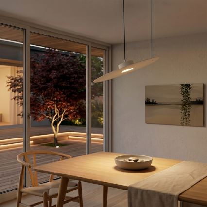PIATTO kábeles függőlámpa 1xGX53/15W/230V, átmérő 45 cm, bézs
