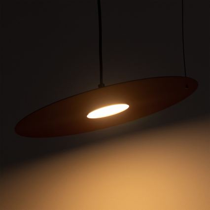 PIATTO kábeles függőlámpa 1xGX53/15W/230V, Ø 35 cm, bordó
