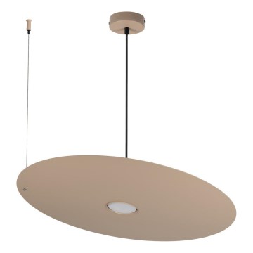 PIATTO kábeles függőlámpa 1xGX53/15W/230V Ø 55 cm bézs