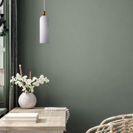 PIEGA kábeles függőlámpa 1xE14/40W/230V sárgaréz/fehér