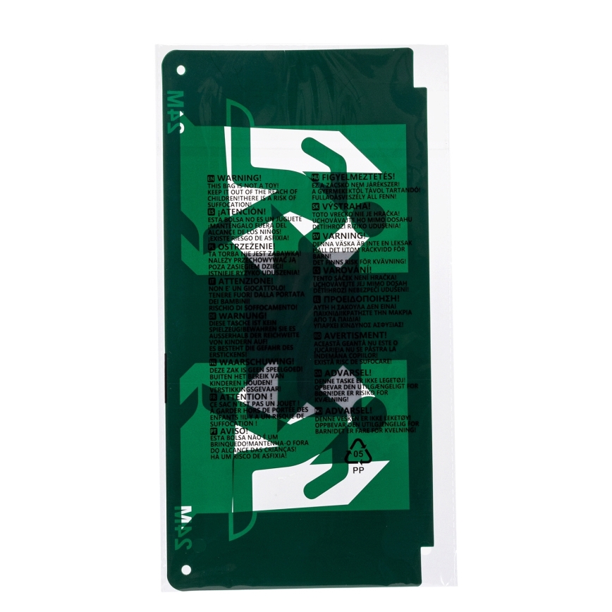 Piktogram vészvilágításhoz 16,2x32,7 cm