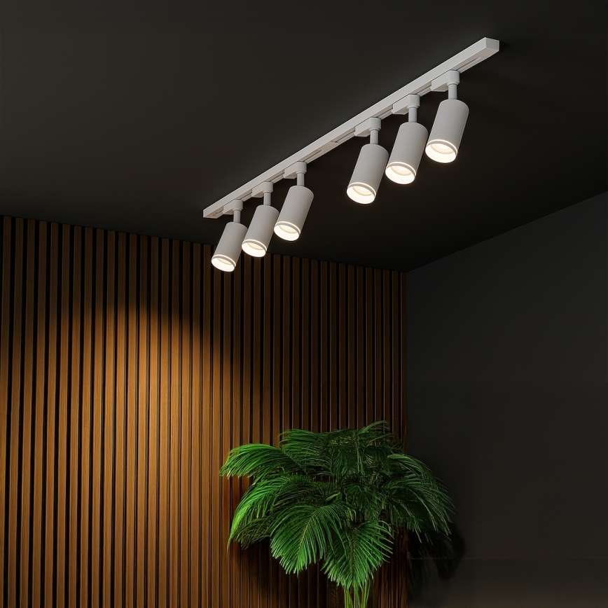 PIPE sínes spotlámpa 6xGU10/10W/230V fehér