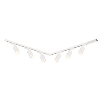 PIPE sínes spotlámpa 6xGU10/10W/230V fehér