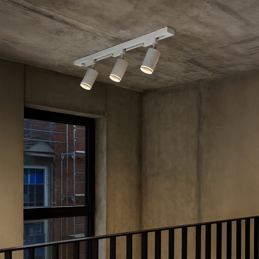 PIPE sínrendszerhez készült spotlámpa 3xGU10/10W/230V fehér
