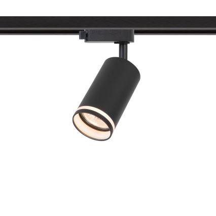 PIPE spotlámpa 1-fázisú sínrendszerhez 1xGU10/10W/230V fekete