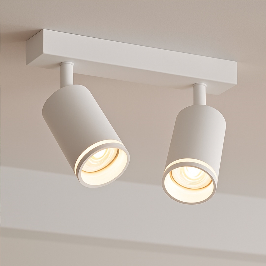 PIPE spotlámpa 2xGU10/10W/230V fehér