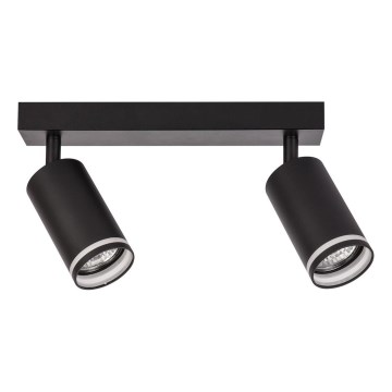 PIPE spotlámpa 2xGU10/10W/230V fekete