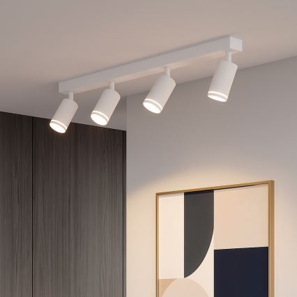 PIPE spotlámpa 4xGU10/10W/230V fehér