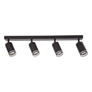 PIPE spotlámpa 4xGU10/10W/230V fekete