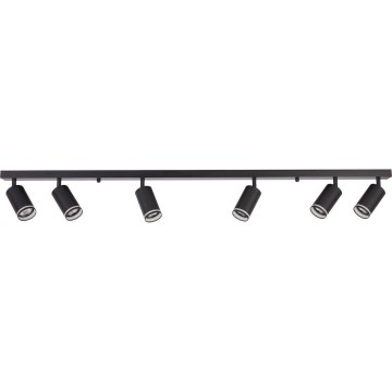 PIPE spotlámpa 6xGU10/10W/230V fekete
