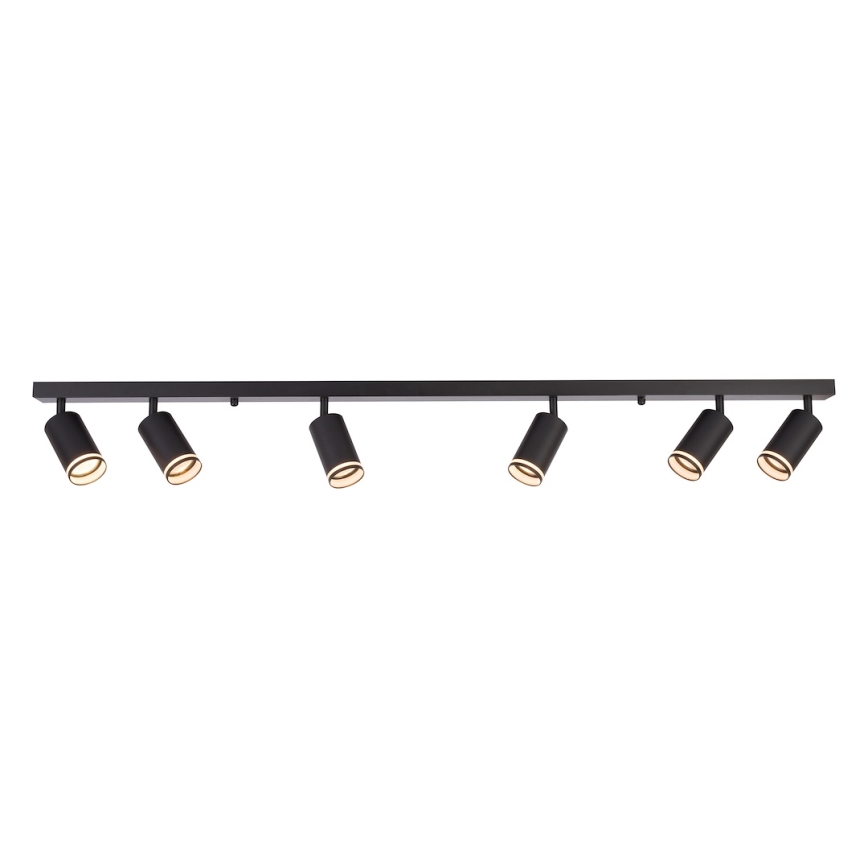 PIPE spotlámpa 6xGU10/10W/230V fekete