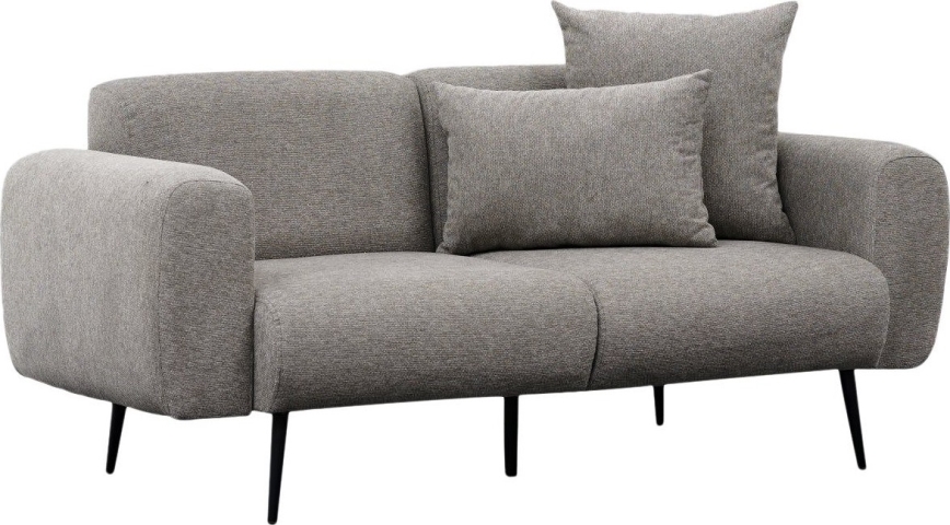 PISA kétszemélyes kanapé, világosszürke