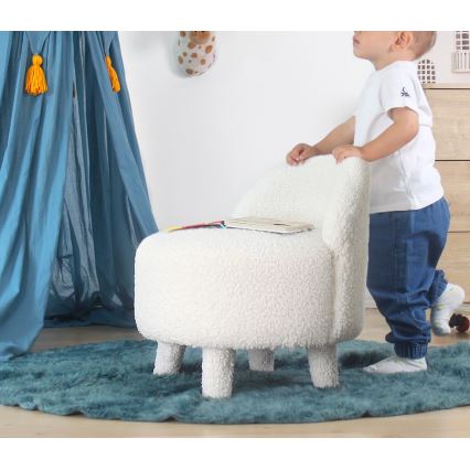 PIXI gyermekfotel, átmérő 46 cm, fehér