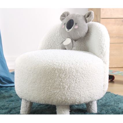 PIXI gyermekfotel, átmérő 46 cm, fehér