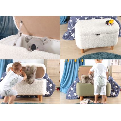 PIXI puff 37x61 cm, sárga