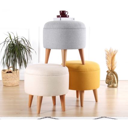 PIXI ülőke, átmérő 40 cm, sárga