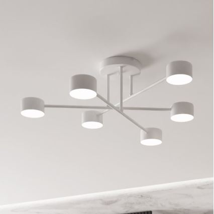 Plafonra szerelhető HALO csillár 6xGX53/10W/230V fehér