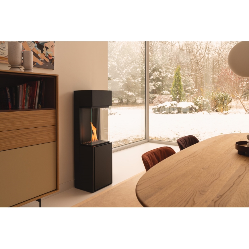 Planika - BIO kandalló távirányítással 126,2x40 cm 3,5kW/230V fekete