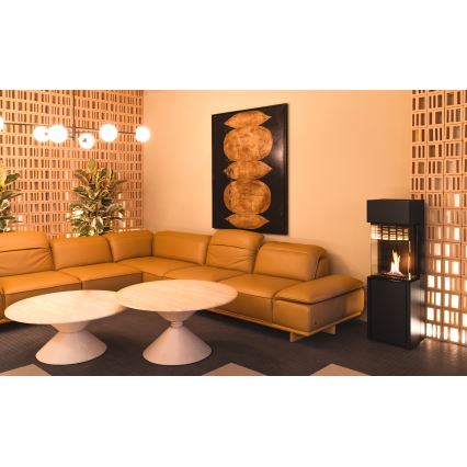 Planika - BIO kandalló távirányítással 126,2x40 cm 3,5kW/230V fekete