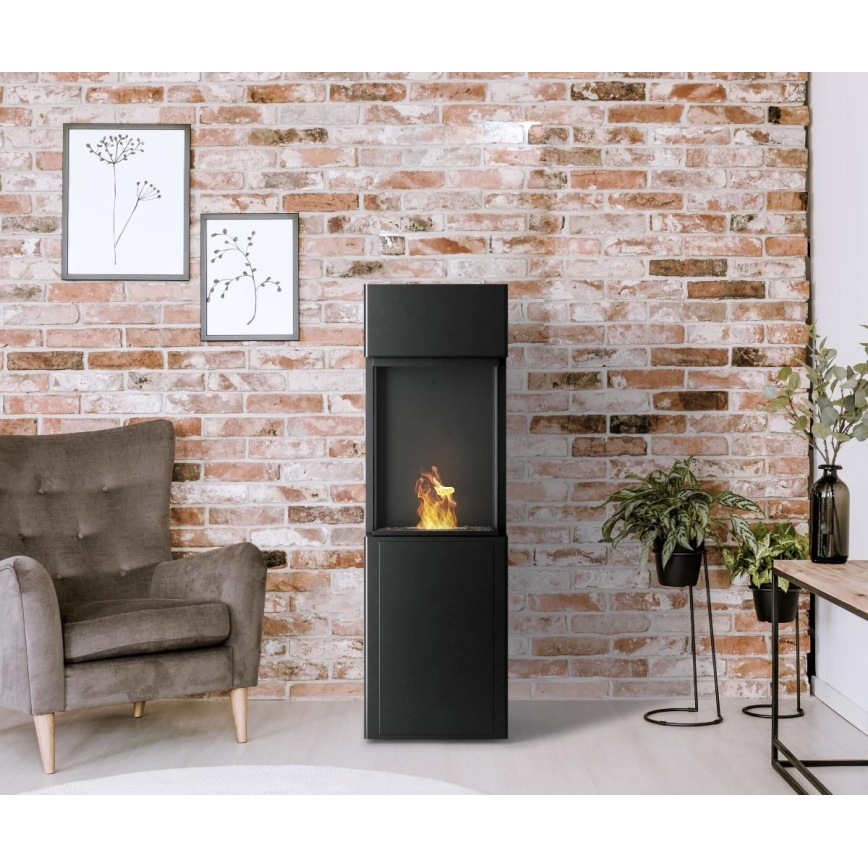 Planika - BIO kandalló távirányítással 126,2x40 cm 3,5kW/230V fekete