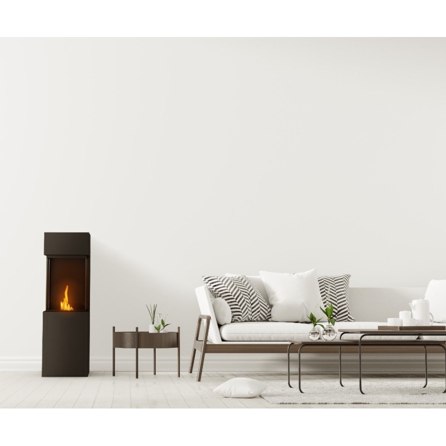 Planika - BIO kandalló távirányítással 126,2x40 cm 3,5kW/230V fekete