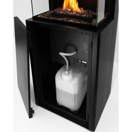 Planika - BIO kandalló távirányítással 126,2x40 cm 3,5kW/230V fekete