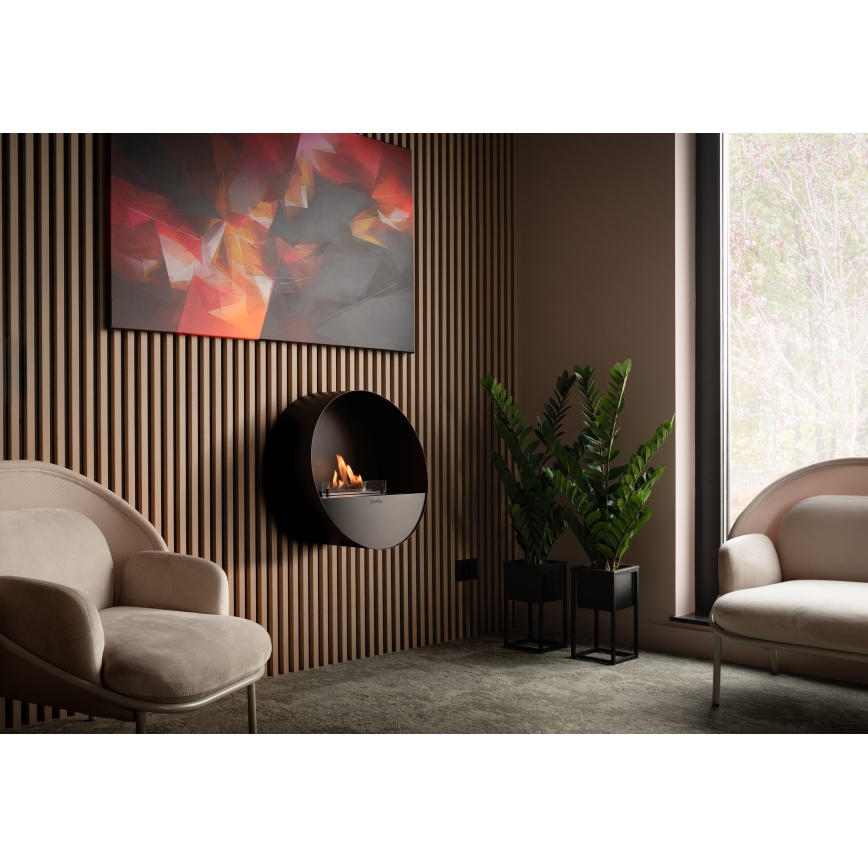 Planika - BIO kandalló távirányítással 72,6x65 cm 2,5kW/230V fekete