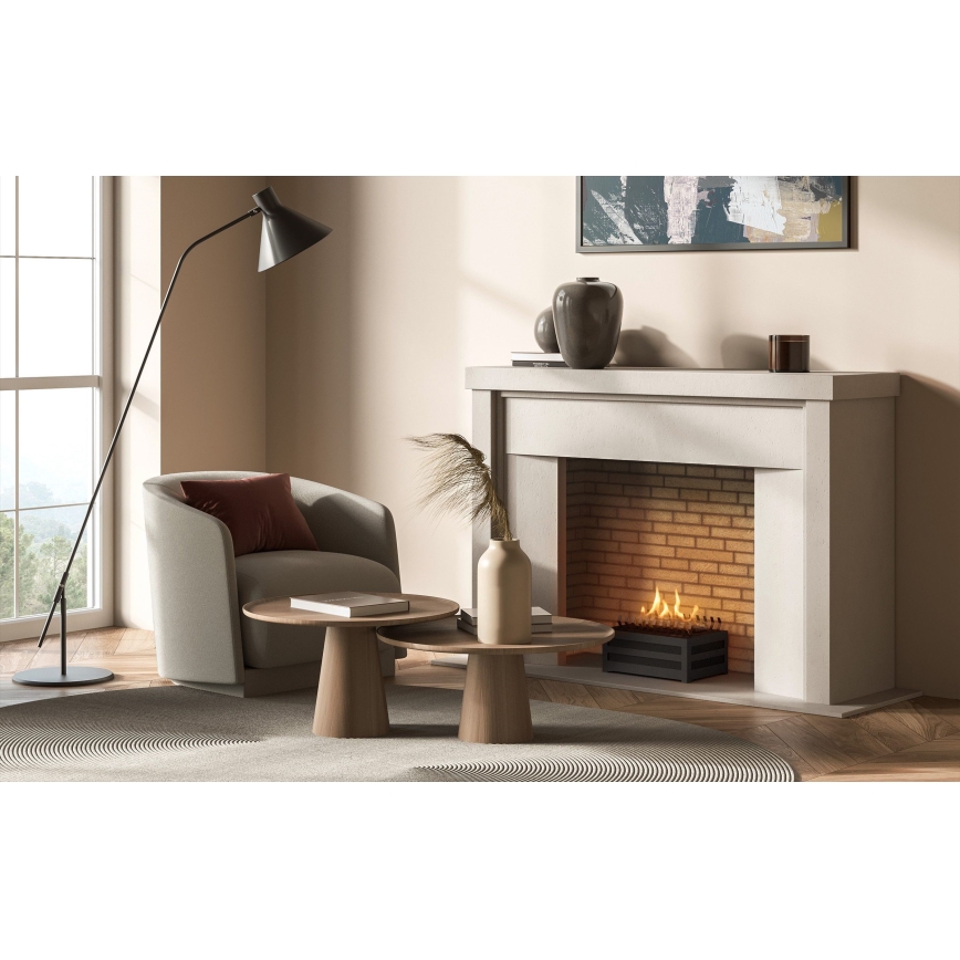 Planika - BIO kandalló távirányítással 20,8x38,5 cm 2,5kW/230V fekete