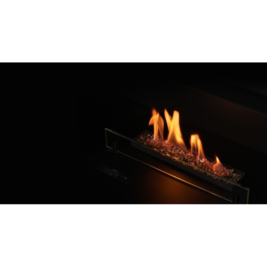 Planika - Beépített univerzális BIO kandalló távirányítással 56,2x75 cm 2,5kW/230V