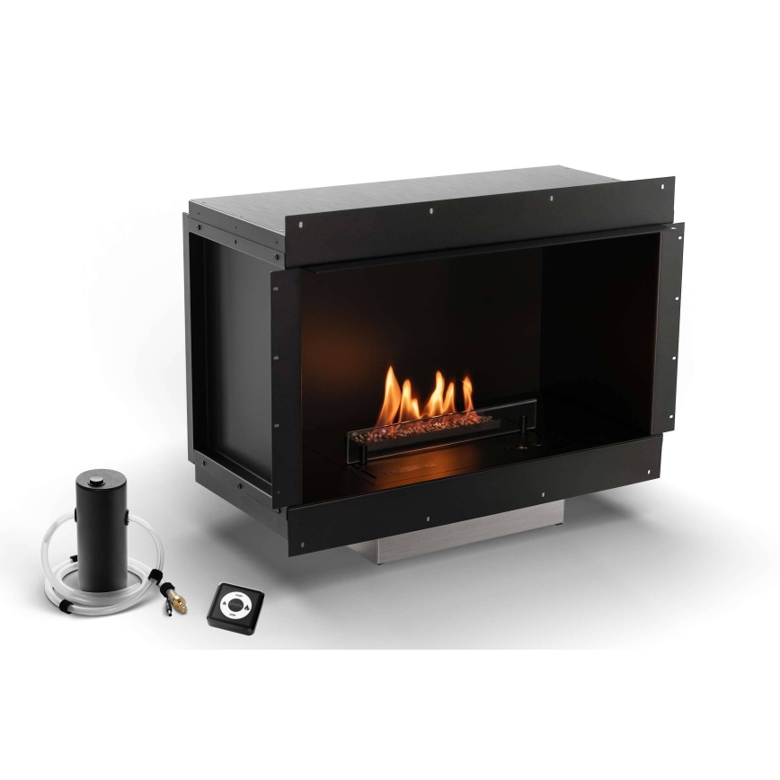 Planika - Beépített univerzális BIO kandalló távirányítással 56,2x75 cm 2,5kW/230V