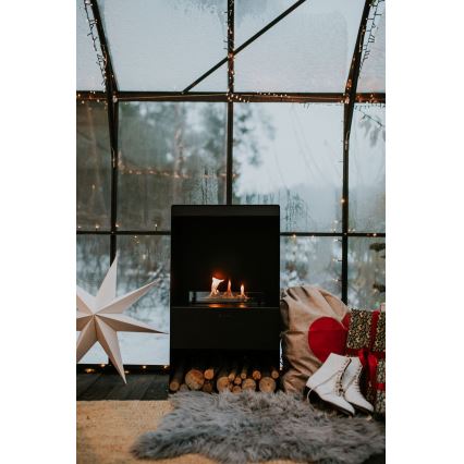 Planika - BIO kandalló távirányítással 83,5x48 cm 2,5kW/230V fekete