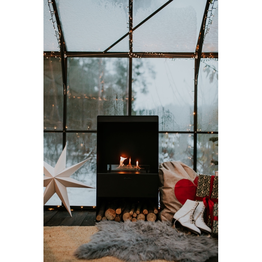 Planika - BIO kandalló távirányítással 83,5x48 cm 2,5kW/230V fekete