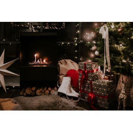 Planika - BIO kandalló távirányítással 83,5x48 cm 2,5kW/230V fekete