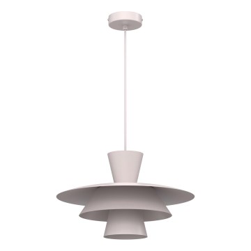 PLATO függőlámpa kábellel 1xE27/15W/230V, krémszínű