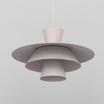 PLATO függőlámpa kábellel 1xE27/15W/230V, krémszínű