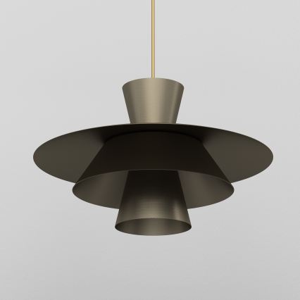PLATO kábeles függőlámpa 1xE27/15W/230V bronz