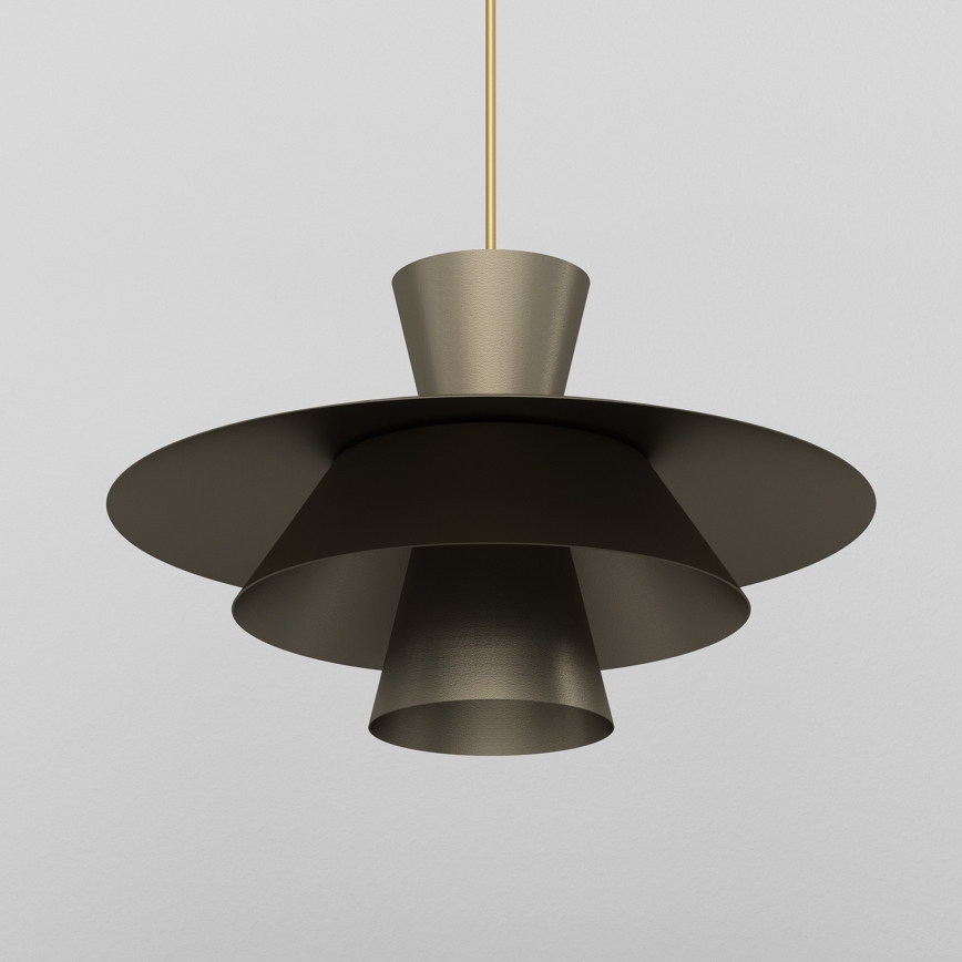 PLATO kábeles függőlámpa 1xE27/15W/230V bronz
