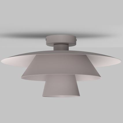 PLATO mennyezeti lámpa 1xE27/15W/230V, Ø 32 cm, krémszínű