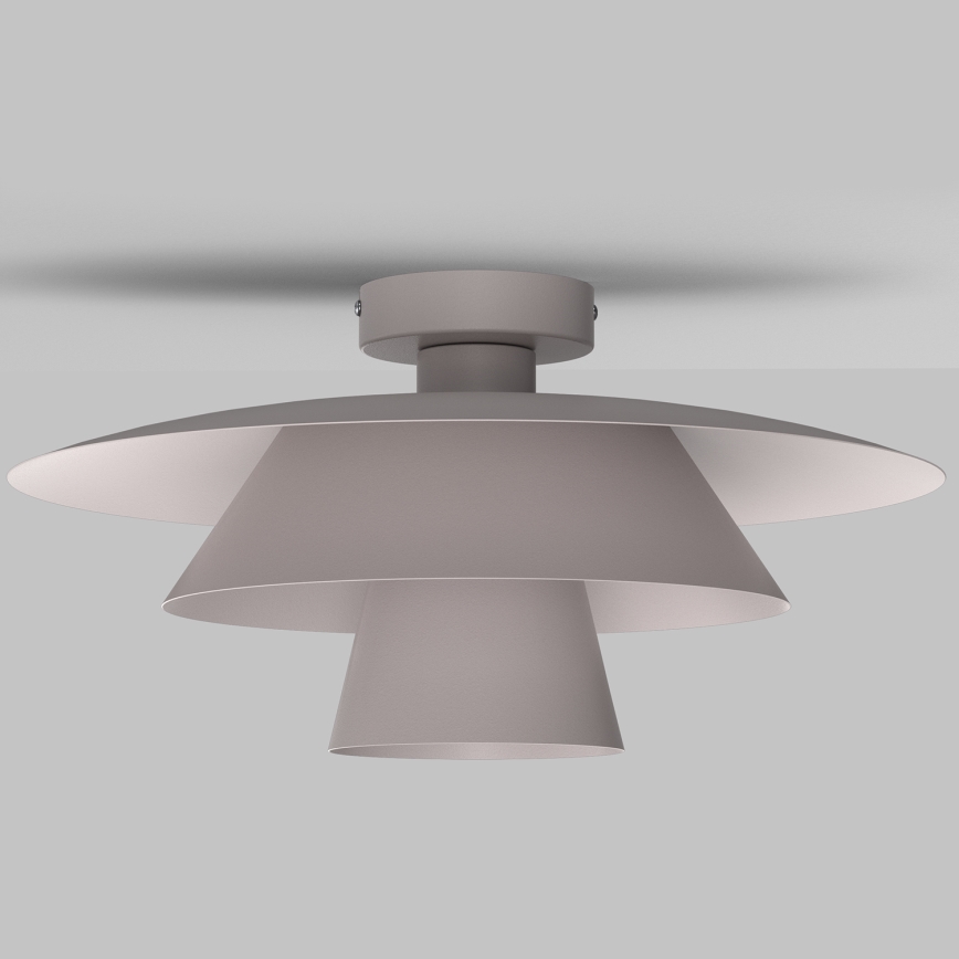 PLATO mennyezeti lámpa 1xE27/15W/230V, Ø 32 cm, krémszínű
