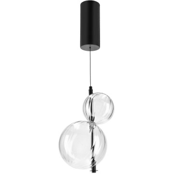 PLAYA LED zsinóros függeszték LED/10W/230V, fekete