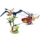 Playmobil - Gyerek építőkészlet Pterodactyl és helikopter 39 db