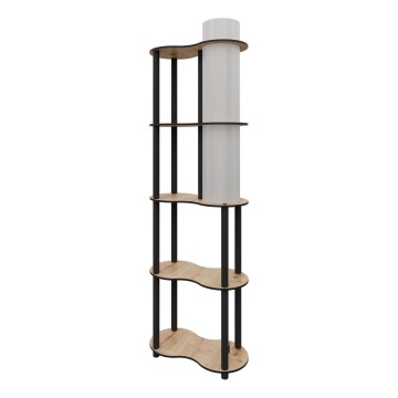 Polcos állólámpa NOTO 1xE27/40W/230V bézs/fekete