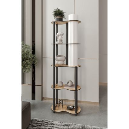 Polcos állólámpa NOTO 1xE27/40W/230V bézs/fekete