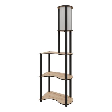 Polcos állólámpa NOTO 1xE27/40W/230V bézs/fekete