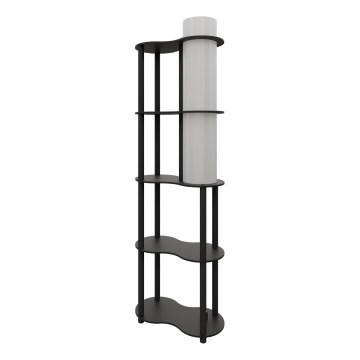 Polcos állólámpa NOTO 1xE27/40W/230V fekete