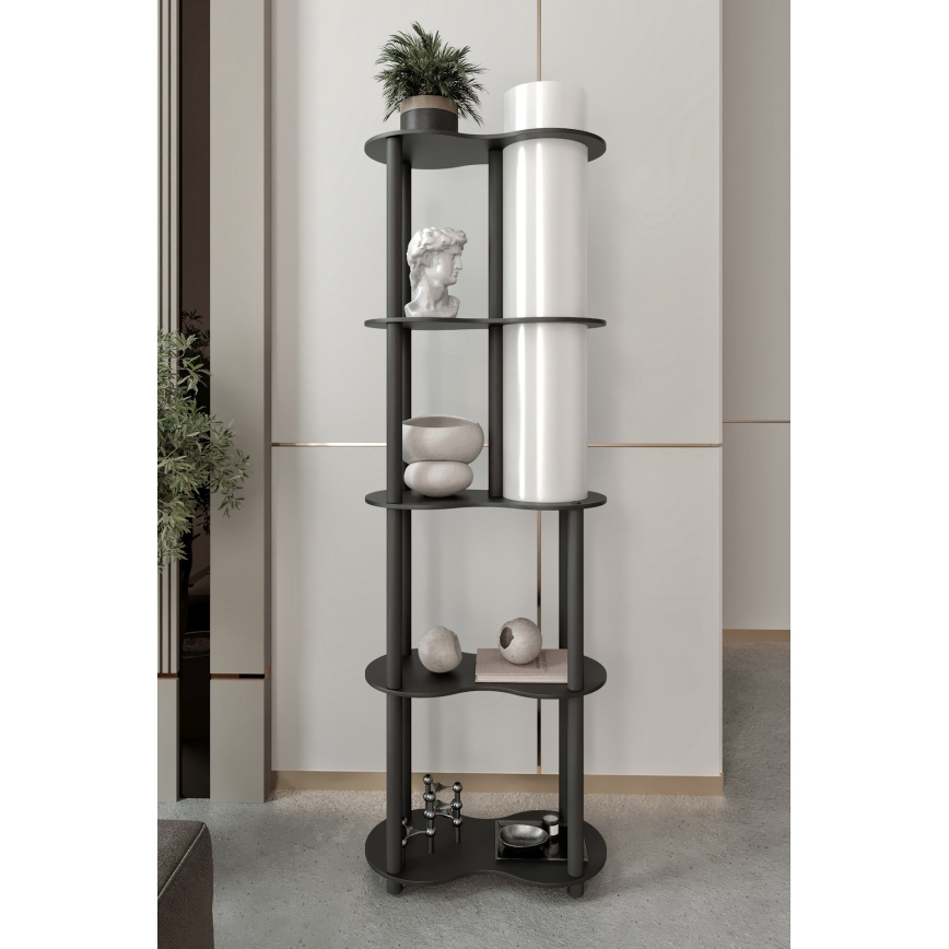 Polcos állólámpa NOTO 1xE27/40W/230V fekete