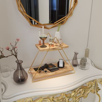 Polcrendező 35x40 cm arany