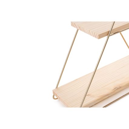 Polcrendező 35x40 cm arany