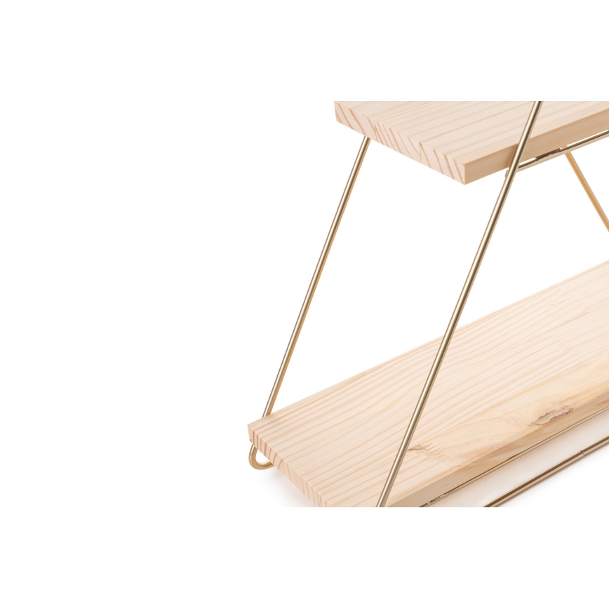 Polcrendező 35x40 cm arany