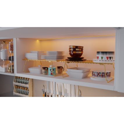 Polcrendező 42x19 cm arany